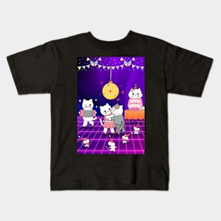 Purrfect Party Kids T-Shirt